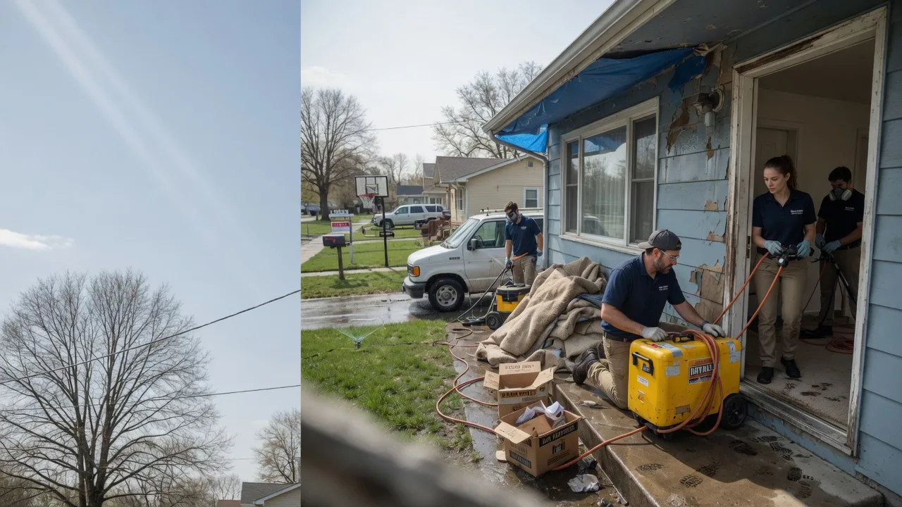 Basement Flood Cleanup in Caney, KS near me